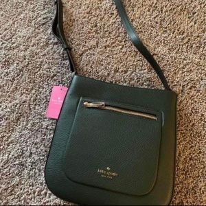 Olive green authentic Kate Space crossbody.